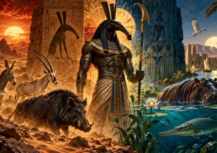Templo de Lúcifer Deus Guardi O Entre Deserto E Nilo