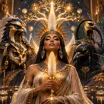 Templo de Lúcifer Deusa Eg Pcia Entre M Scaras Celestiais