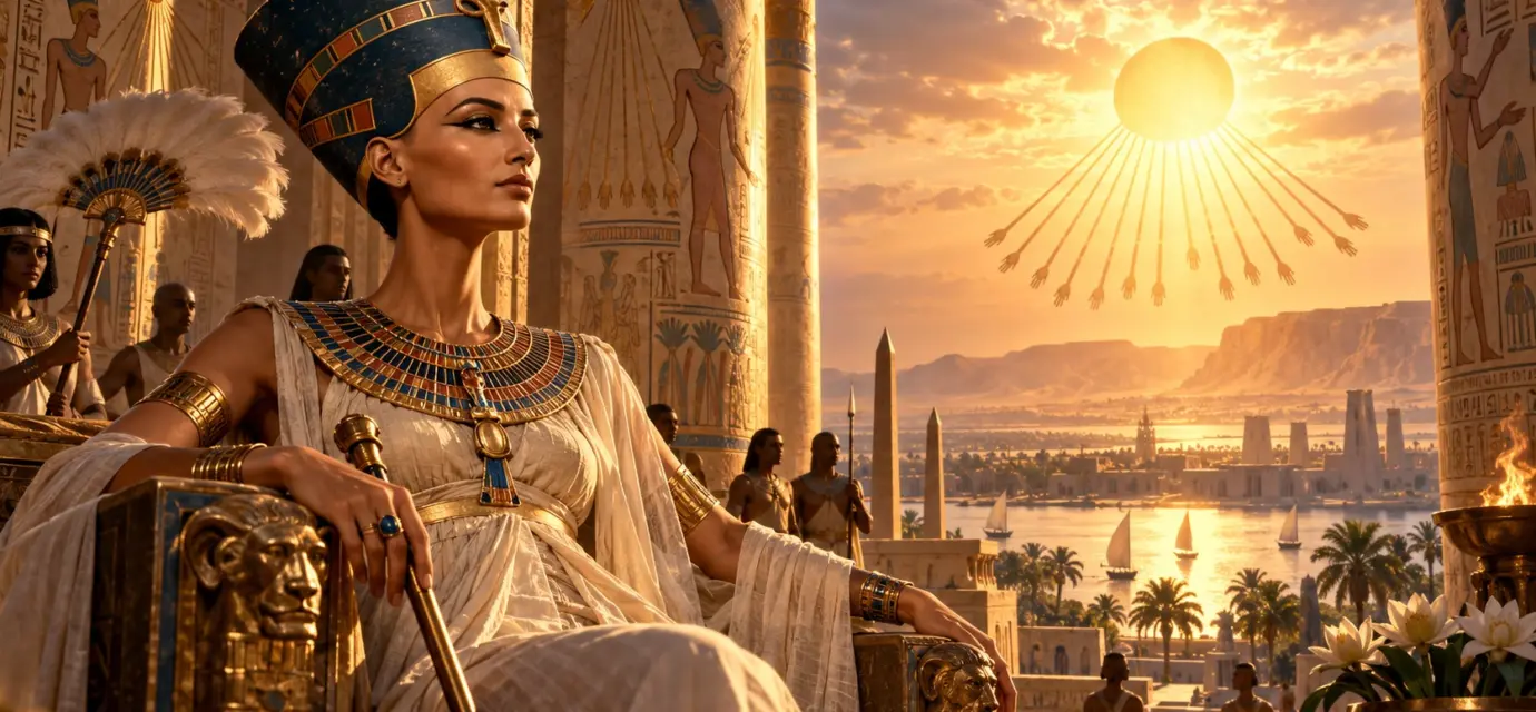 Templo de Lúcifer Rainha De Nefertiti Ao P R Do Sol