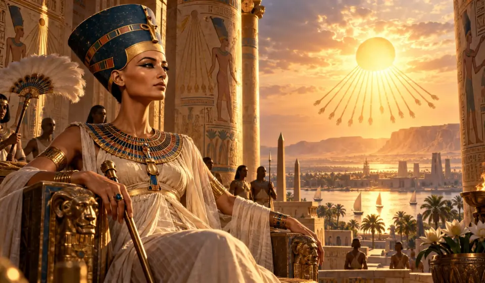 Templo de Lúcifer Rainha De Nefertiti Ao P R Do Sol