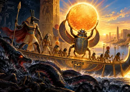 Templo de Lúcifer Renascimento Solar Na Barca Eg Pcia