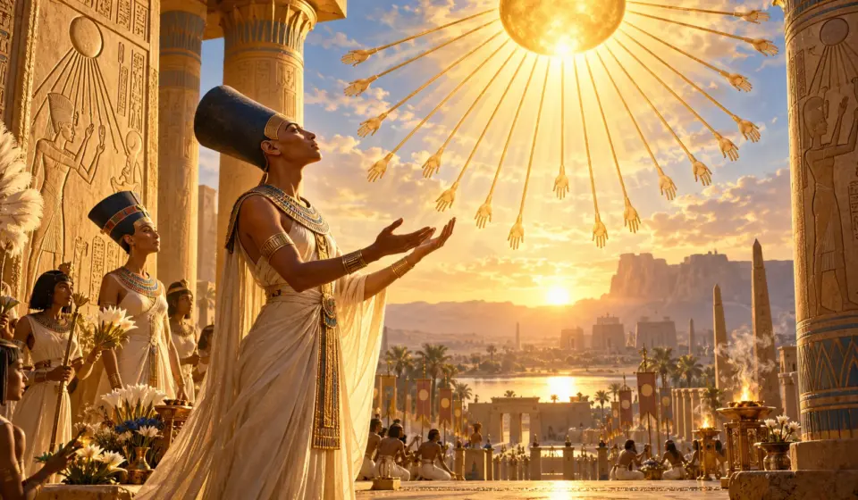 Templo de Lúcifer Ritual Dourado Ao Nascer Do Sol