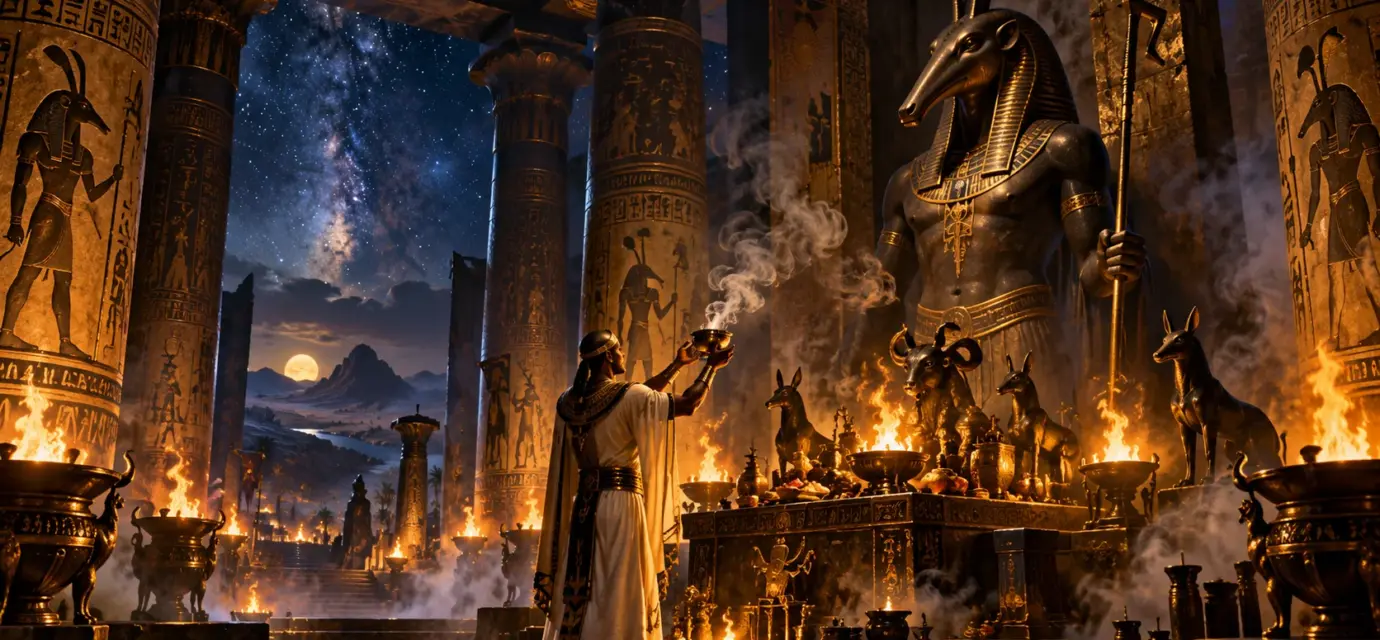 Templo de Lúcifer Ritual Noturno No Templo Eg Pcio
